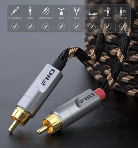 Kabel FiiO RCA (Cinch) x2 - RCA (Cinch) x2 0.2m czarny (6953175731252) 4