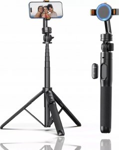 Selfie stick Ulanzi Statyw Kijek Selfie Stick Tripod Pilot Bluetooth Monopod Wysoki 160cm Magnetyczny Zintegrowany Uchwyt Na Telefon / Ulanzi / Sk-05 1