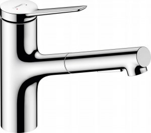 Bateria kuchenna Hansgrohe Hansgrohe Zesis M33 Single lever Kitch.Mix.150 2jet pull-o spray 1