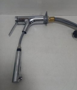 Bateria kuchenna Hansgrohe Hansgrohe Zesis M33 Single lever Kitch.Mix.150 2jet pull-o spray 3