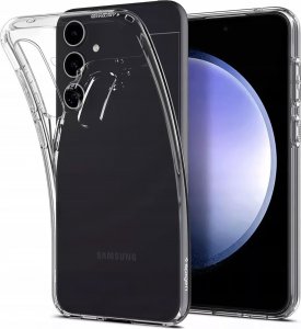 Spigen Etui do Samsung Galaxy S23 FE Spigen Liquid Case obudowa przezroczyste plecki Crystal Clear + Szkło 1