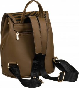 David Jones Miejski plecak damski z klapką wykonany ze skóry ekologicznej - David Jones NoSize 3