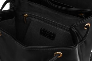 David Jones Miejski plecak damski z klapką wykonany ze skóry ekologicznej - David Jones NoSize 6