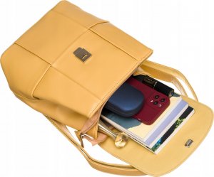 David Jones Klasyczny Plecak Damski Ze Skóry Ekologicznej 6