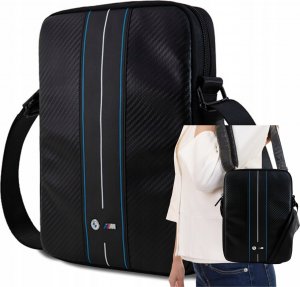 Etui na tablet BMW Torebka BMW BMTB10COMSCAKL 10" Carbon Blue Stripes czarny/black 6