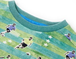 vidaXL Bluza dziecięca, jasnozielony melanż, 116 3