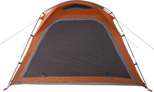 Namiot turystyczny vidaXL Namiot, 4-os., szaro-pomarańczowy, 240x221x160 cm, tafta 185T 9