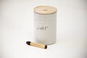 Riess RIESS - Pojemnik z drewnianą pokrywą 1,3l Pure White 7