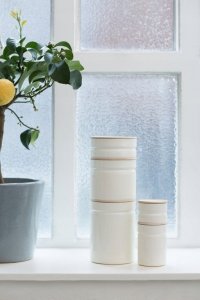 Riess RIESS - Pojemnik kuchenny z drewnianą pokrywą 1,3l Silent Blue 11