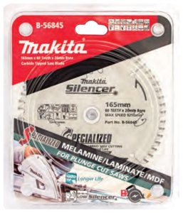 Makita PIŁA TARCZOWA  165x20mm 60-ZĘBÓW MDF/ LAMINATY 1
