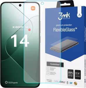 3MK Szkło hybrydowe do Xiaomi 14 3mk FlexibleGlass ochronne na ekran Glass 7h 1