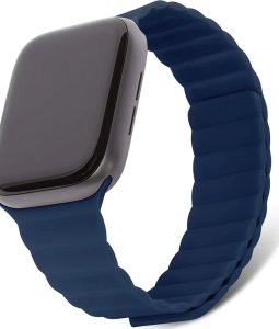 Decoded Decoded Silicone Magnet Traction Strap LITE 38/40/41mm Navy Peony 2