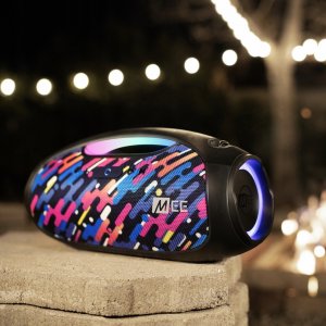 Głośnik MEE audio Mee Audio PartySPKR XL gĹoĹnik bezprzewodowy bluetooth z dynamicznym oĹwietleniem led i z funkcjÄ powerbank - Colorful 4