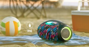 Głośnik MEE audio Mee Audio PartySPKR XL gĹoĹnik bezprzewodowy bluetooth z dynamicznym oĹwietleniem led i z funkcjÄ powerbank - Colorful 6