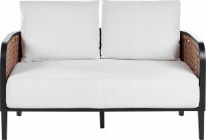 Beliani Sofa ogrodowa 2-osobowa złamana biel MONTEFALCO 4