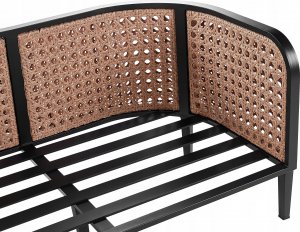 Beliani Sofa ogrodowa 2-osobowa złamana biel MONTEFALCO 9