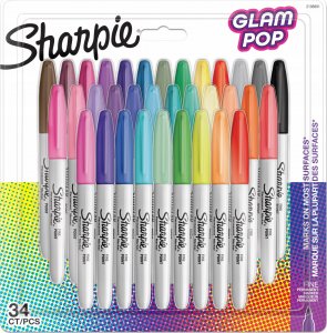 Sharpie Sharpie Marker Permanentmarker Fine Glam Pop 6er Blister 1