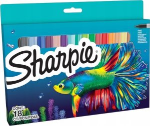 Sharpie Sharpie Marker Permanentmarker Fine Big Pack "Fish" 6 Stück 1