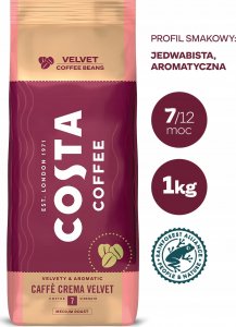 Kawa ziarnista Costa Coffee Crema Velvet 1 kg 7