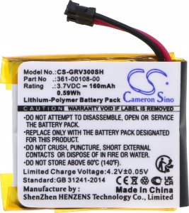 Cameron Sino Akumulator Bateria Typ 361-00108-00 361-00108-01 Garmin Vivoactive 3 Music / Cs-grv300sh 3