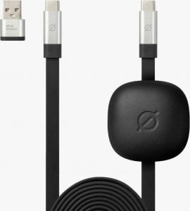 Kabel USB Atom Studios ATOM STUDIOS KABEL USB-C to USB-C FAST CHARGE FLAT + WEIGHT 1.8M CZARNY standard 1
