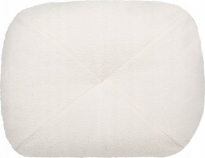 Beliani Sofa rozkładana jednoosobowa boucle biała OLDEN 9