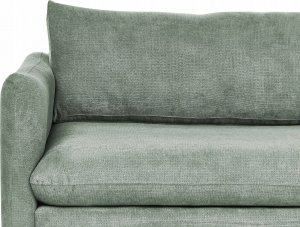 Beliani Sofa tapicerowana 3-osobowa zielona VINTERBRO 6