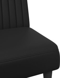 vidaXL 2-częściowy komplet wypoczynkowy, czarny, sztuczna skóra 9