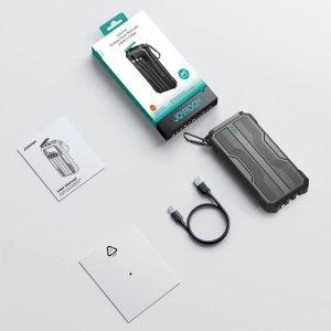 Powerbank Joyroom Powerbank Joyroom JR-L016 10000mAh + kable USB-C / micro USB / Lightning (czarny) 11
