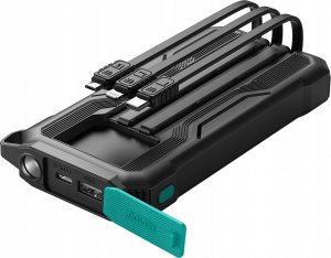 Powerbank Joyroom Powerbank Joyroom JR-L016 10000mAh + kable USB-C / micro USB / Lightning (czarny) 5