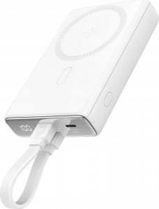 Powerbank Joyroom Powerbank Joyroom JR-PBM01 MagSafe 10000mAh 20W z podstawką + kabel Lightning / USB-C biały 1