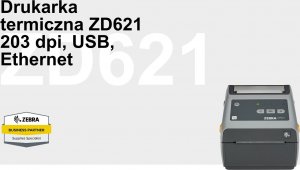 Drukarka etykiet Zebra Zebra Label printer ZD621d (ZD6A042-D0EF00EZ) 3