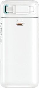 Powerbank Usams USAMS Powerbank ze zwijanym kablem Retractable Lightning 18000 mAh PD45W Fast Charge XMF Series biały/white 20KCD21702 (US-CD217) 3