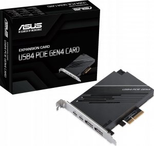 HUB USB Asus ASUS Rozšiřovací karta USB4 PCIe Gen4, PCIe 4.0 x4, 2x USB4 Typ-C, 2x DP 1