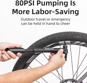 RockBros Pompka rowerowa Rockbros 42520001001 - czarna 2