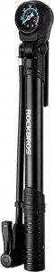RockBros Pompka rowerowa Rockbros 42310006001 z manometrem - czarna 1