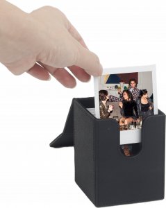 Pokrowiec LoveInstant Etui Pudełko Box 100x Zdjęcia Do Fuji Instax Square Sq1 Sq6 Sq10 Sq20 Sq40 / Czarny 6