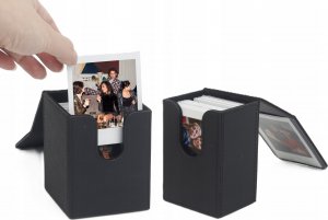 Pokrowiec LoveInstant Etui Pudełko Box 100x Zdjęcia Do Fuji Instax Square Sq1 Sq6 Sq10 Sq20 Sq40 / Czarny 7