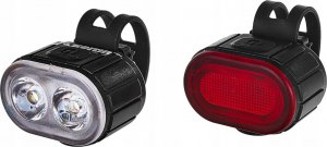 KELTIN Wodoodporna lampka rowerowa USB IPX4 – zestaw przód + tył (120) 2