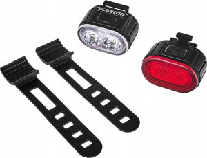KELTIN Wodoodporna lampka rowerowa USB IPX4 – zestaw przód + tył (120) 3