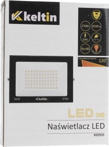 Naświetlacz KELTIN Naświetlacz LED 50W – barwa biała ciepła 2700K (50) 8