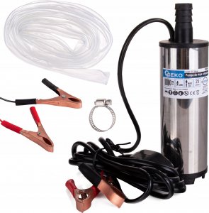 Geko Pompa do oleju zatapialna 12V 52mm z przewodem 3m (40) 3