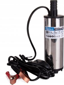 Geko Pompa do oleju zatapialna 12V 52mm z przewodem 3m (40) 4