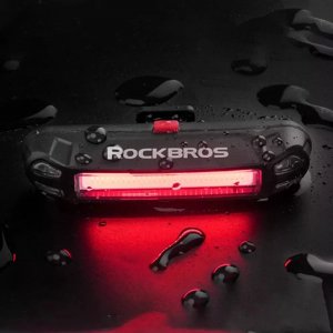 RockBros Lampka rowerowa tylna Rockbros A54BK + kabel micro USB - USB-A - czarna 6