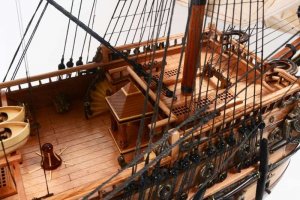 Giftdeco Ekskluzywny model statku San Felipe SF80R z rozwiniętymi żaglami 7