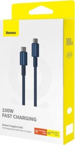 Kabel USB Baseus USB-C - USB-C 2 m Niebieski (P10319800321-04) 13