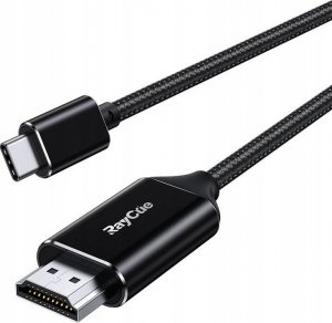 Kabel USB RayCue Kabel USB-C do HDMI 2.1 4k60Hz RayCue, 2m (czarny) 1