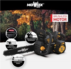 Mowox MoWox | Excel Series Hand Held Battery Chain Saw With Toolless Saw Chain Tension System | ECS 4062 Li | 62 V | Lithium-ion technology 6