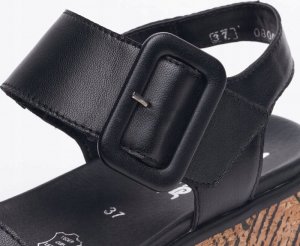 Rieker Rieker Sandals W0800-00 Czarne 38 5