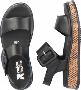 Rieker Rieker Sandals W0800-00 Czarne 38 10